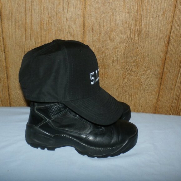 511 Tactical Boots Women's ATAC 2.0 8” Side Zip Black Boots style 12403 + CAP - Picture 15 of 16